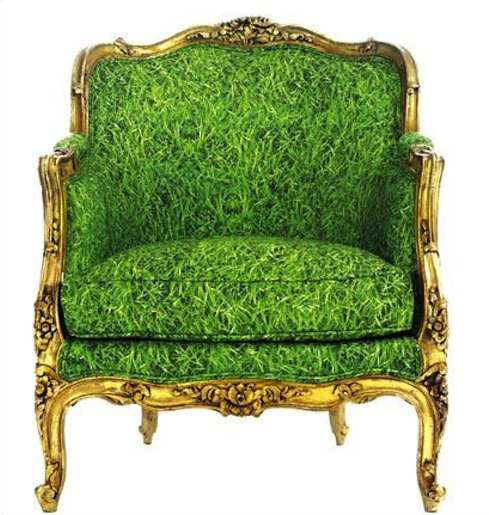 green chair